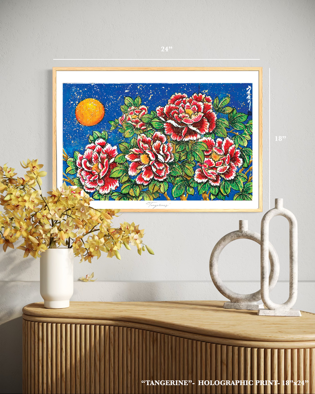 "Tangerine" - Holographic Fine Art Print