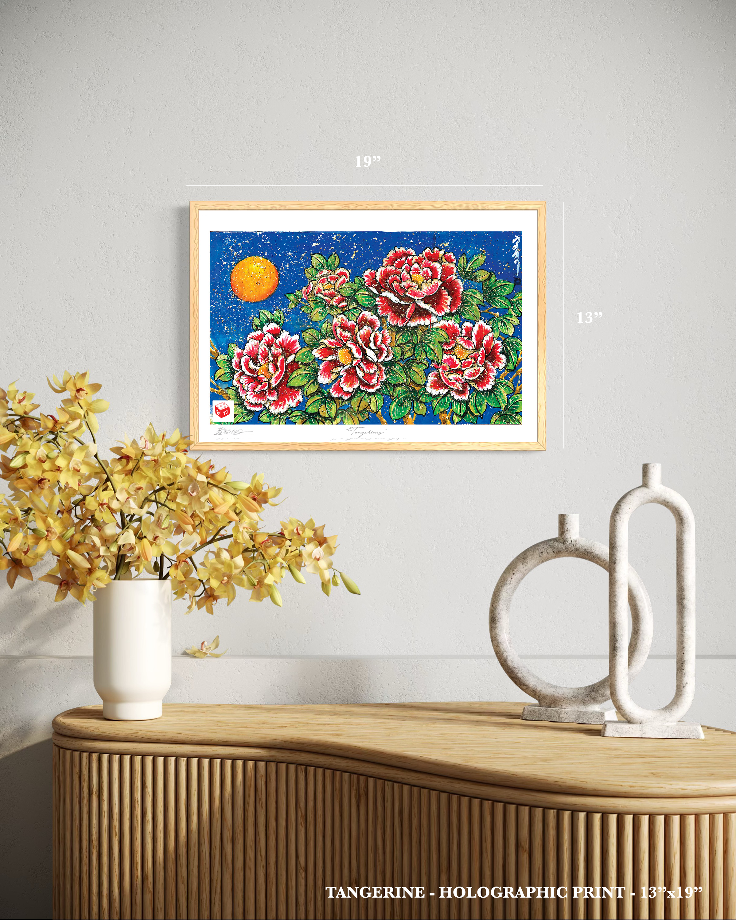 "Tangerine" - Holographic Fine Art Print