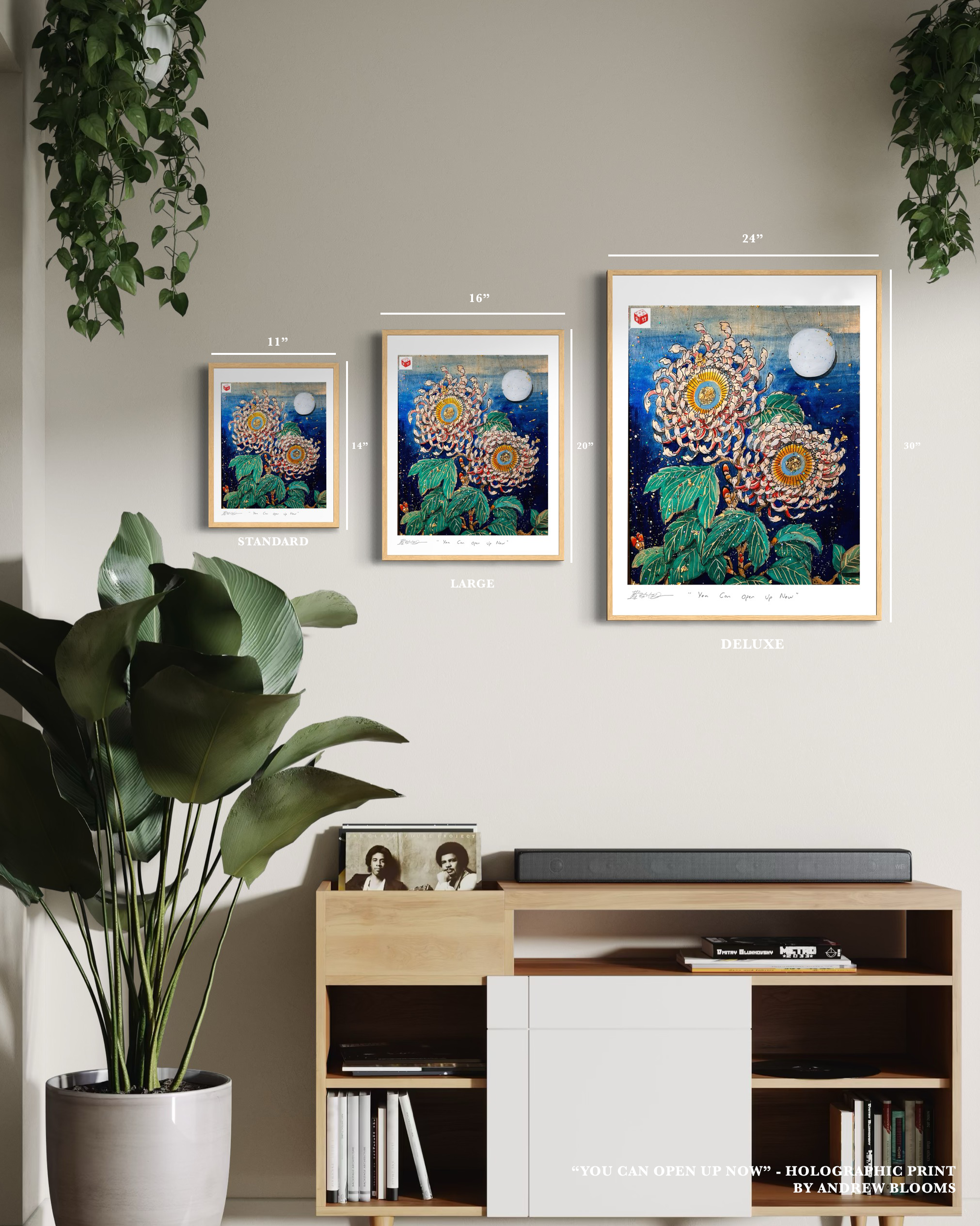"You Can Open Up Now" - Holographic Fine Art Print