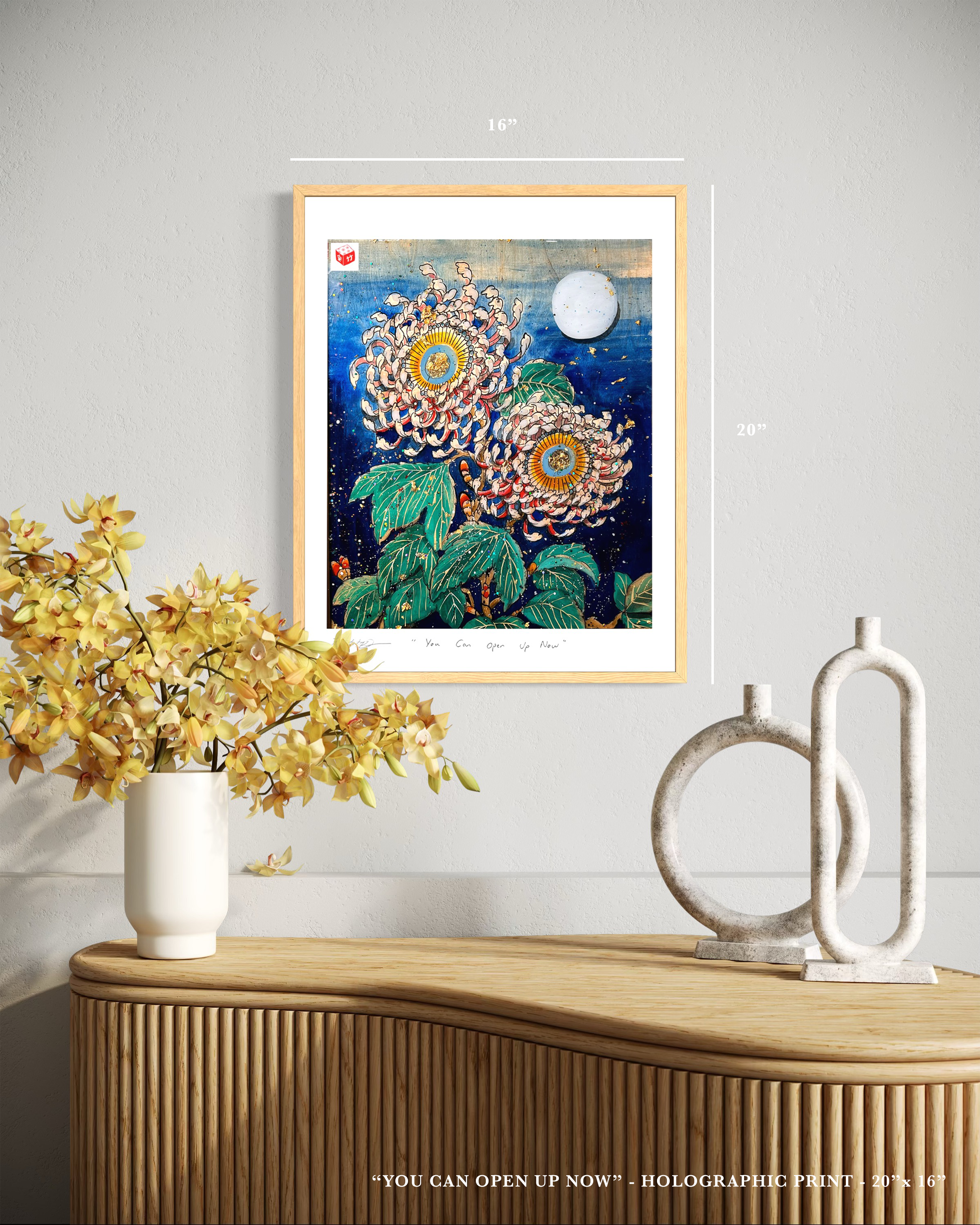 "You Can Open Up Now" - Holographic Fine Art Print