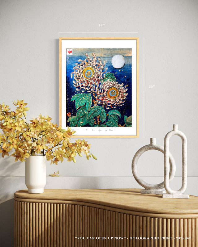 "You Can Open Up Now" - Holographic Fine Art Print
