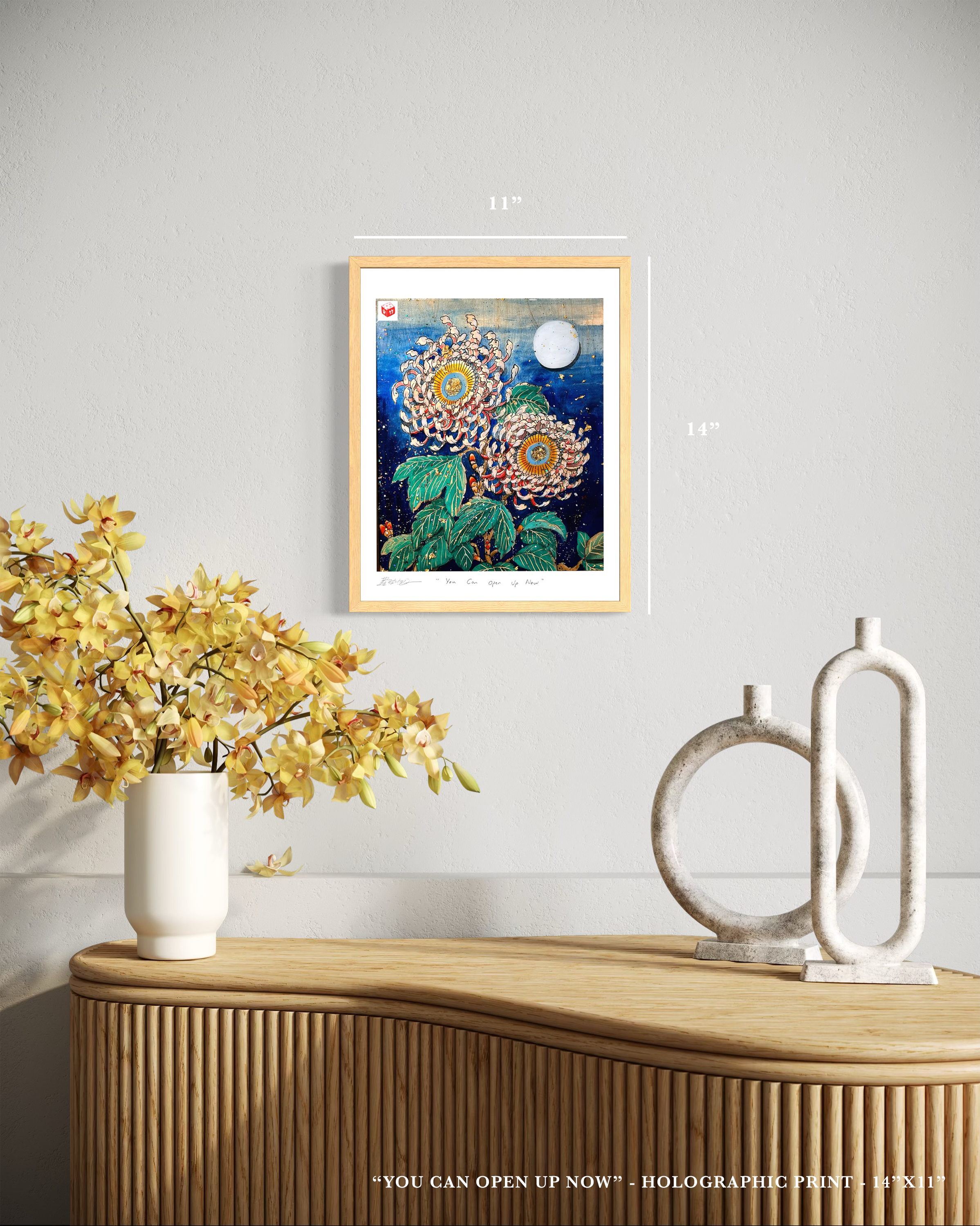 "You Can Open Up Now" - Holographic Fine Art Print
